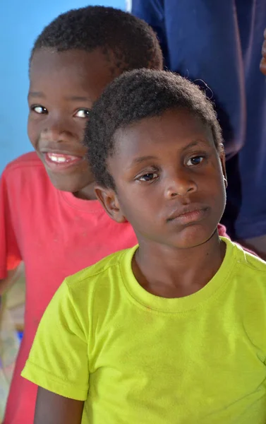 Swakopmund Namibia October 2014 Unidentified Child Living Mondesa Slum Swakopmund — Stock Photo, Image