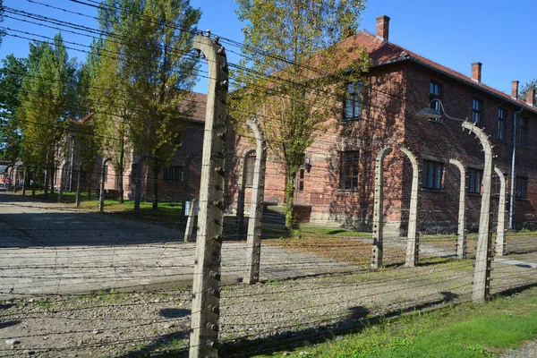 Auschwitz Birkenau Polen Die Kaserne Des Konzentrationslagers Auschwitz War Ein — Stockfoto