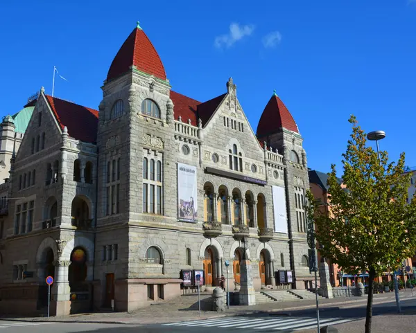 Helsinki Finland 2015 Финский Национальный Театр Основанный 1872 Году Городе — стоковое фото