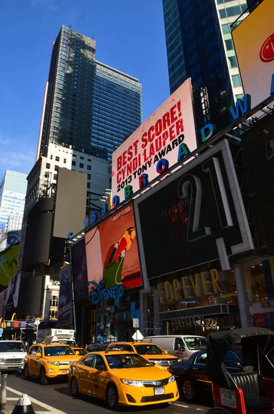 Νεα Υορκη Oct Times Square Χαρακτηρίζεται Broadway Theaters Και Τεράστιο — Φωτογραφία Αρχείου
