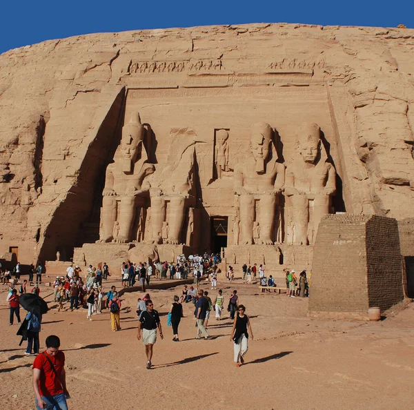 Abu Simbel 2008 사원은 이집트 누비아의 사원이다 — 스톡 사진