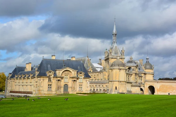 Chantilly France Octubre Castillo Chantilly Castillo Histórico Situado Chantilly Francia — Foto de Stock