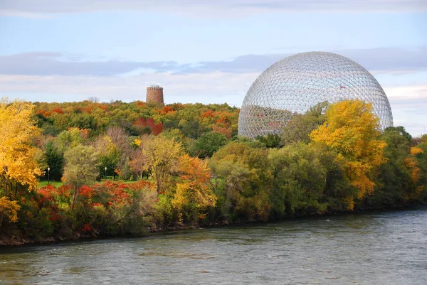 Montreal Canada Oct Biosphere Museum Montreal Dedicated Environment Located Parc — Foto de Stock
