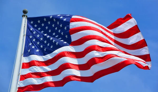 Σημαία Των Ηνωμένων Πολιτειών Της Αμερικής Που Συχνά Αναφέρεται Αμερικανική — Φωτογραφία Αρχείου