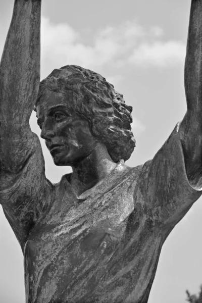 Savvanah Georgia Ciudad Savannah Construyó Una Estatua Florence Martus Que — Foto de Stock