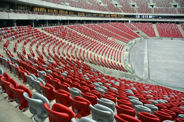 Warschau Polen Das Pge Narodowy Oder Nationalstadion Ist Ein Ausziehbares — Stockfoto
