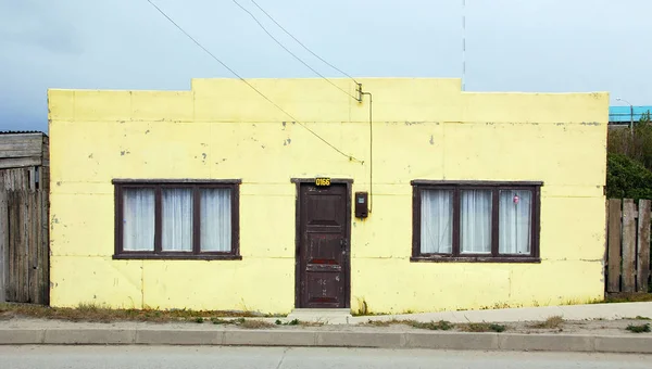 Piertos Natales Patagonia Chili Típicas Casas Patagónicas Puerto Natales Una — Foto de Stock