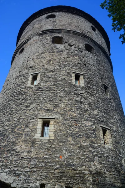 Tallinn Estonia Settembre 2015 Muro Che Collega Nunna Sauna Torri — Foto Stock