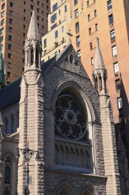NEW YORK CITY New 29: Holy Trinity Lutheran Church, New York, Manhattan 'da bulunan Lüteriyen kilisesi. Amerika 'daki Evanjelik Lüterci Kilisesi' nin bir üyesidir..