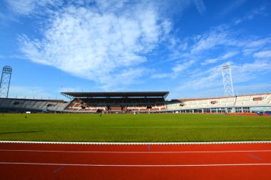 AMSTERDAM NETHERLAND 3 Ekim 2015: 1928 Yaz Olimpiyatları 'nın ana stadyumu olarak inşa edilen Amsterdam Olimpiyat Oyunları stadyumu
