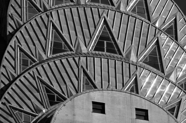 New York Usa October Details Chrysler Building Facade October 2013 — Stock Photo, Image