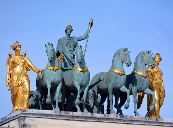 Статуя Короля Императора Александра Iii Городе Берлин Германия — стоковое фото