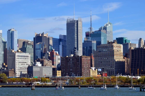 New York City Oct Midtown Manhattan Midtown Represents Central Lengthwise — Stock Photo, Image