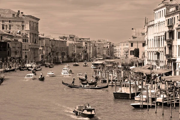 Venice Haziran 2011 Venedik Talya Büyük Kanal Venedik Talya Nın — Stok fotoğraf