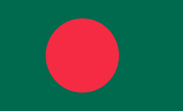 Flaga Wektorowa Bangladeszu — Zdjęcie stockowe