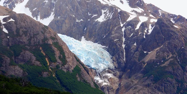 Krajobraz Góry Monte Fitz Roy Parku Narodowym Los Glaciares Patagonia — Zdjęcie stockowe