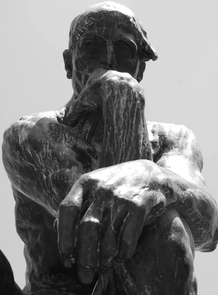 Buenos Aires Argentina Listopada Thinker Auguste Rodin 2011 Przed Kongresem — Zdjęcie stockowe