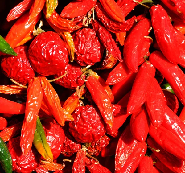 Chili Rojo Maldito Mercado — Foto de Stock