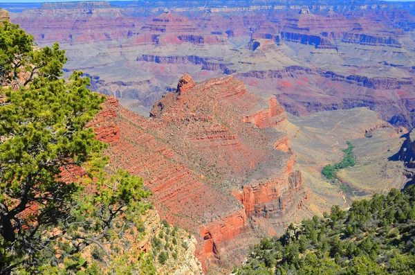 Gran Cañón Cañón Lateral Escarpado Tallado Junto Río Colorado Que — Foto de Stock