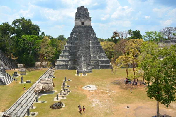 Tikal Guatemala Május 2016 Kolumbusz Előtti Maja Civilizáció Régészeti Lelőhelye — Stock Fotó