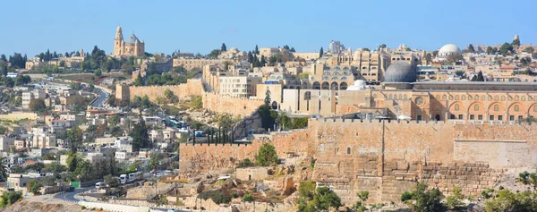 Jerusalén Israel Muro Jerusalén Mezquita Aqsa También Conocida Como Aqsa — Foto de Stock