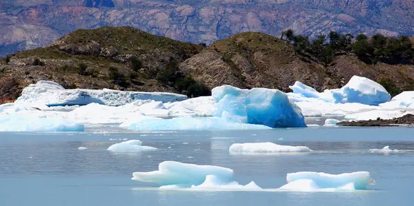 Lago Argentino Είναι Μια Λίμνη Στην Παταγονική Επαρχία Της Santa — Φωτογραφία Αρχείου