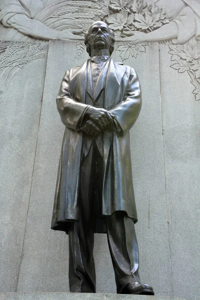 Montreal Quebec Canada Sir Wilfrid Laurier Memorial Joseph Emile Brunet — Stock Photo, Image