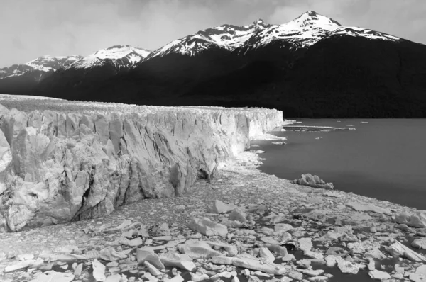 Льодовик Періто Морено Англ Perito Moreno Glacier Льодовик Розташований Національному — стокове фото