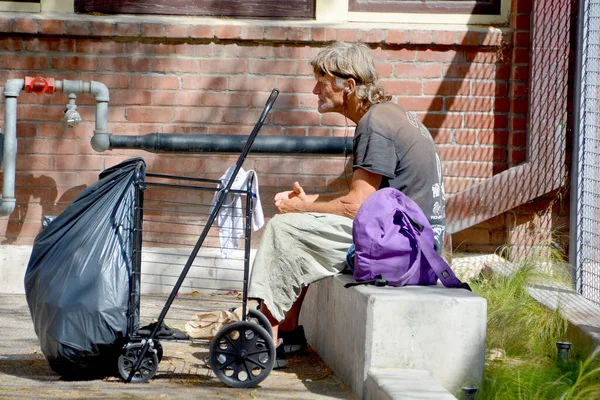 San Francisco Usa 2015 Hemlösa Har Ett Mest Svårlösta Problemen — Stockfoto