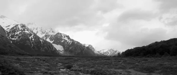 Krajobraz Góry Monte Fitz Roy Parku Narodowym Los Glaciares Patagonia — Zdjęcie stockowe