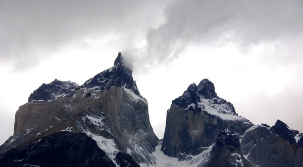 Fantastisk Utsikt Över Andernas Bergskedja Torres Del Paine Patagonien Chile — Stockfoto