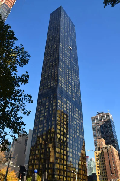 New York Usa October Trump World Tower Житловий Хмарочос Площі — стокове фото