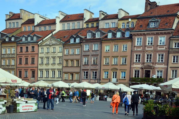 Polska Warszawa Warszawskie Stare Miasto Jest Najstarszą Częścią Stolicy Jest — Zdjęcie stockowe