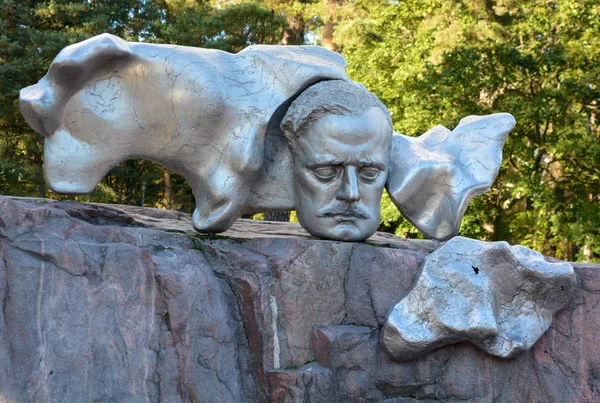 Vieille Statue Helsinki Finlande — Photo