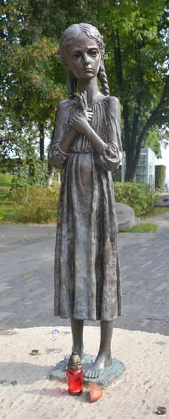 Woman Statue Kyiv Ukraine — Stock Photo, Image