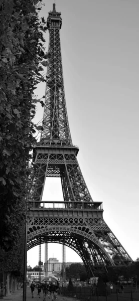 Paris Francja Październik Zbliżenie Wieży Eiffla Tour Eiffel Października 2013 — Zdjęcie stockowe