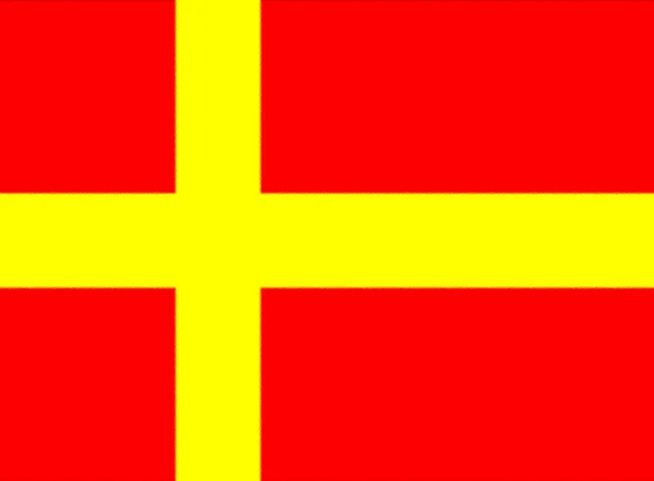 Nagyon Nagy Méretű Svéd Nyelvű Finn Emberek Köztársaság Zászló — Stock Fotó