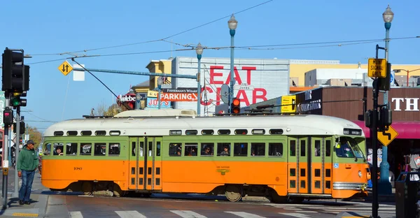 Straßenbahn San Francisco Usa — Stockfoto