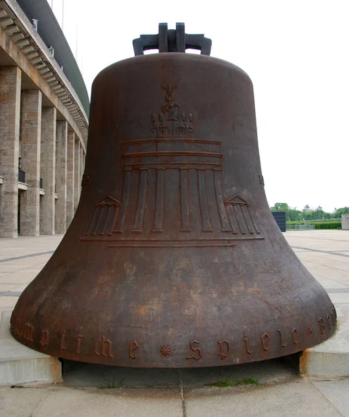 Berlin Germany 2010 Details Bell 1936 Olympics Has Been Dedicated — Stock Photo, Image