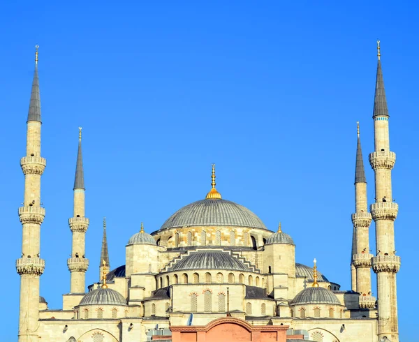 Стамбул Турция Октябрь 2013 Минареты Султана Ахмеда Мбаппе Голубой Мбаппе — стоковое фото