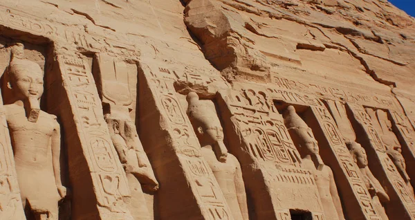 Abu Simbel 2008 Die Tempel Von Abu Simbel Sind Zwei — Stockfoto