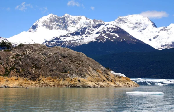 Lago Argentino Jezero Patagonské Provincii Santa Cruz Argentině Jezero Leží — Stock fotografie