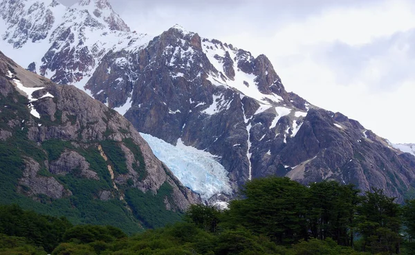 Krajobraz Góry Monte Fitz Roy Parku Narodowym Los Glaciares Patagonia Obrazy Stockowe bez tantiem
