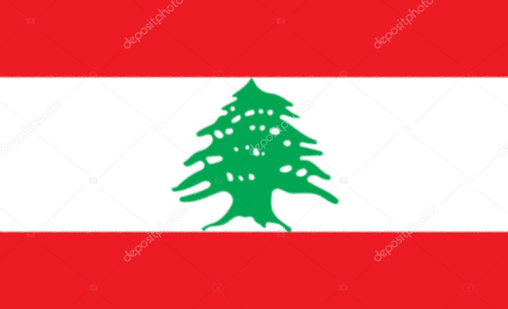 Vector Lebanon flag, Lebanon flag illustration, Lebanon flag picture, Lebanon flag image