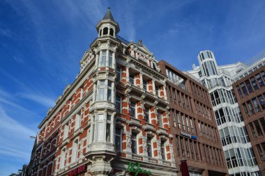 AMSTERDAM NETHERLAND 3 Ekim 2015: Cafe Het Gouden Hoofd Rembrandt Meydanı ) 