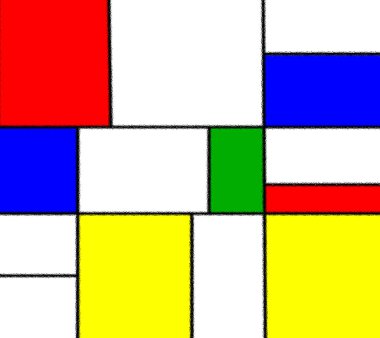 Soyut geometrik renkli arkaplan. stil neo-plastisizm soyut sanatta