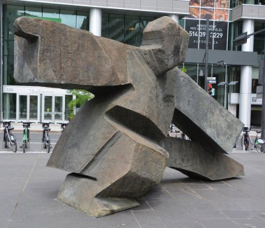 MONTREAL QUEBEC CANADA 06: 12: Ju Ming Taichi, Tayvan 'da ünlü olmuş Tayvanlı heykeltıraş.