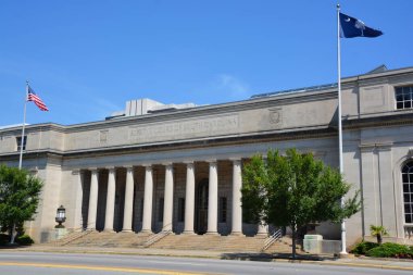 COLUMBIA SOUTH CAROLINA JUNE 24 2016: In 1971, the old Columbia Post Office, which had been purchased by the State in 1966, was reopened as the Supreme Court Building.