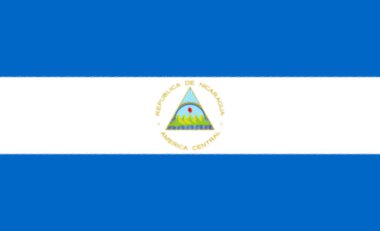 Nikaragua arkaplan dokusu bayrağı