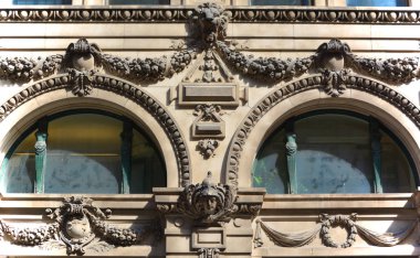 MONTREAL QUEBEC CANADA 12: 17::: Art Nouveau 'nun Detayları, özellikle 1890 ve 1910 yılları arasında en popüler olan uluslararası sanat, mimari ve uygulamalı sanattır.